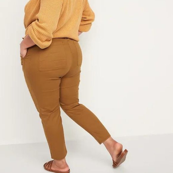Old Navy O.G. Women's High-Waisted Straight Chinos For Women New - Picture 3 of 8